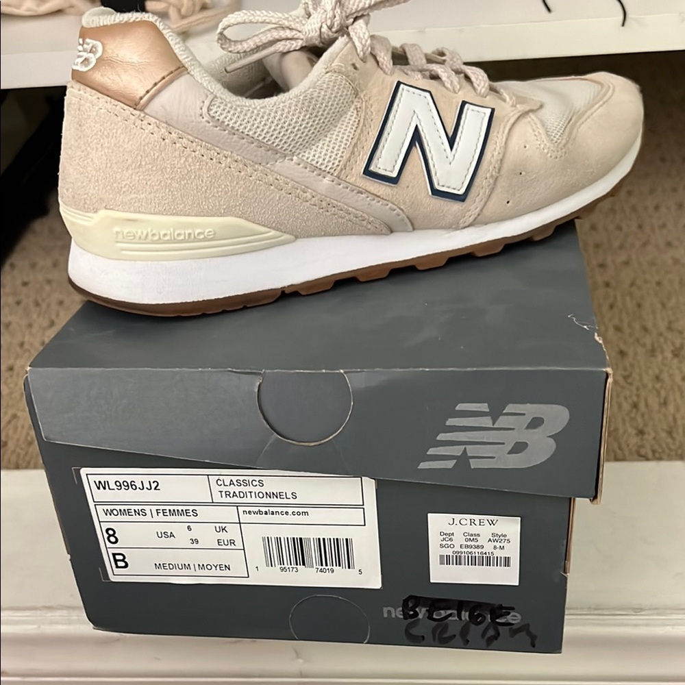 New Balance J Crew Women's Beige Sneakers